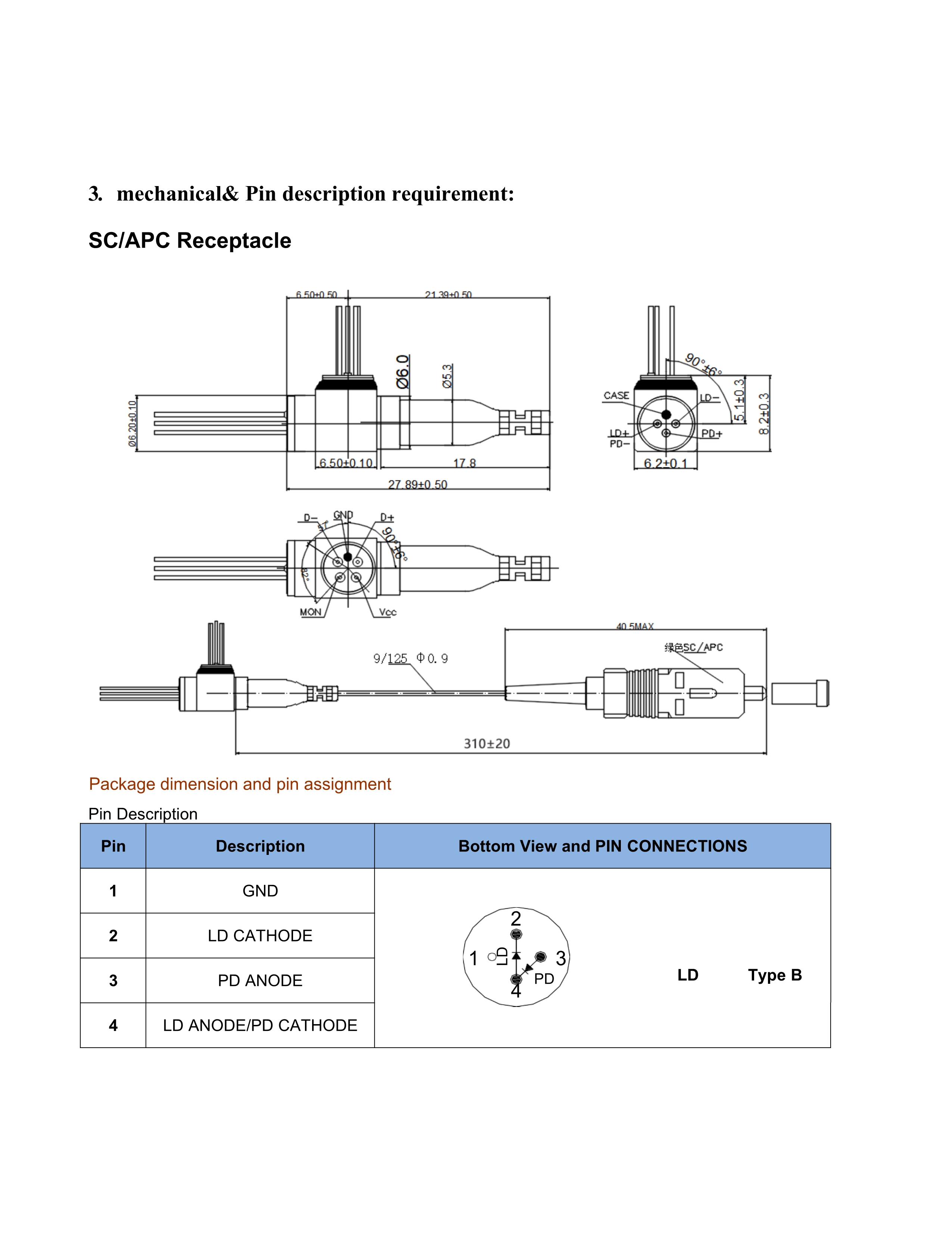 2.5G SC/APC BOSA T13DFB/R14 GPON SD-BPW-1A-SC-34D-44-IS-310-N(圖3) SD-BPW-1A-SC-34D-44-IS-310-N_3.jpg